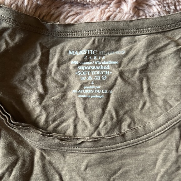 Classic buttery soft tan T-Shirt - Picture 2 of 4